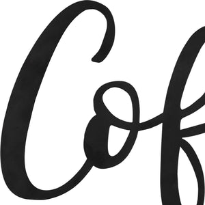 Coffee Bar Metal Wall Sign