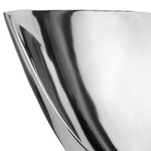 Load image into Gallery viewer, Silver Aluminum Abstract Tray Dish Centerpiece Bowl