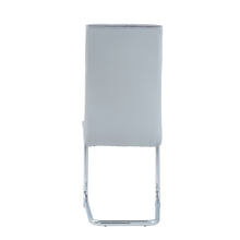 Load image into Gallery viewer, Set of 4 Two Tone Grey and Chrome Dining Chairs