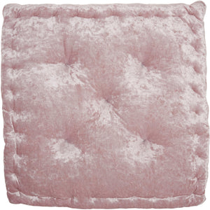 24" Pink Silky Soft Velvet Throw Pillow