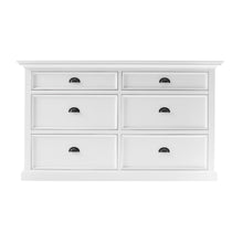 Load image into Gallery viewer, Modern Farmhouse White Six Drawer Dresser