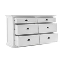 Load image into Gallery viewer, Modern Farmhouse White Six Drawer Dresser