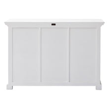 Load image into Gallery viewer, White Modern Farmhouse Large Accent Cabinet with Baskets
