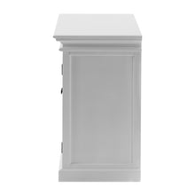 Load image into Gallery viewer, Modern Farm White Glass Door Accent Cabinet