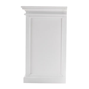 Modern Farm White Glass Door Buffet Server