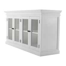 Load image into Gallery viewer, Modern Farm White Glass Door Buffet Server