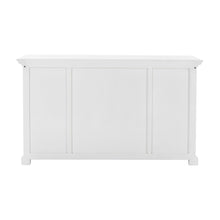 Load image into Gallery viewer, White Accent Cabinet with Glass Doors