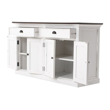 Load image into Gallery viewer, Modern Farmhouse Brown and White Buffet Server