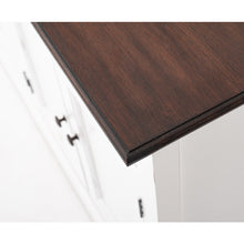 Load image into Gallery viewer, Modern Farmhouse Brown and White Buffet Server