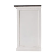 Load image into Gallery viewer, Modern Farmhouse Brown and White Buffet Server with Baskets