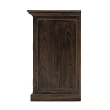 Load image into Gallery viewer, Modern Farmhouse Espresso Wash Large Accent Cabinet with Baskets