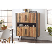 Load image into Gallery viewer, Modern Rustic Double Decker Accent Cabinet