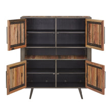 Load image into Gallery viewer, Modern Rustic Double Decker Accent Cabinet