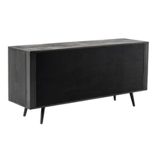 Load image into Gallery viewer, Black Iron Frame Cabinet with Mesh Doors and Drawers