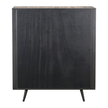 Load image into Gallery viewer, Modern Rustic Natural Rattan Double Decker Accent Cabinet