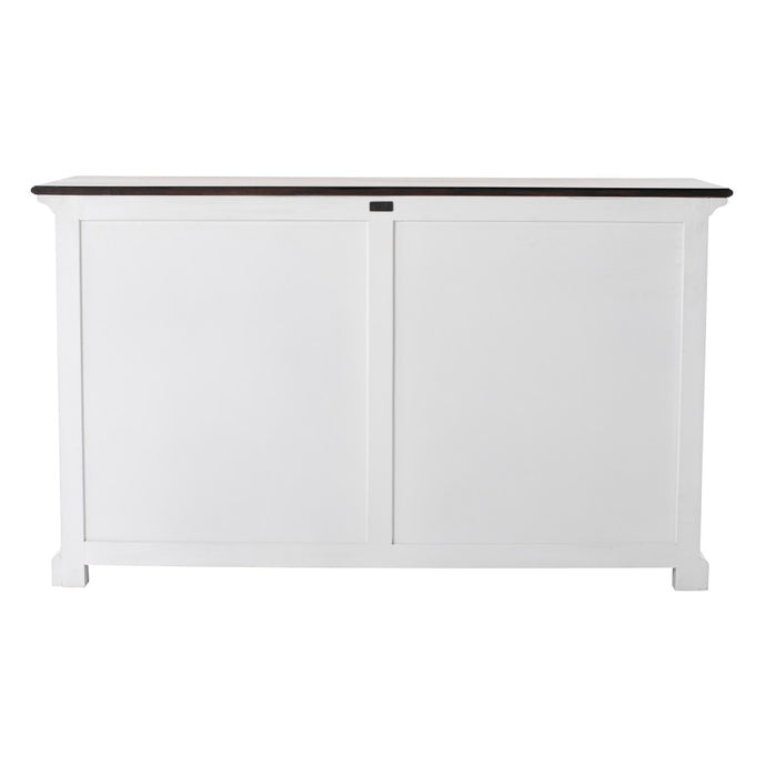 Modern Farm Brown and White Two Door Buffet Server