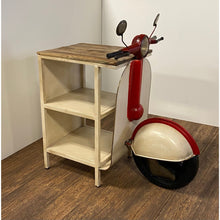 Load image into Gallery viewer, Rustic Red and Vanilla Scooter Cabinet