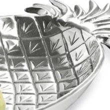 Load image into Gallery viewer, Silver Tropical Pineapple Shaped Serving Bowl