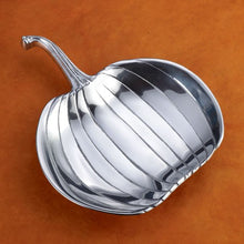 Load image into Gallery viewer, Shiny Silver Pumpkin Serving Dish