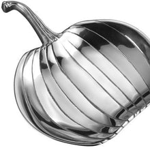 Load image into Gallery viewer, Shiny Silver Pumpkin Serving Dish