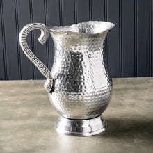 Load image into Gallery viewer, Hand Hammered Stainless Steel Pitcher