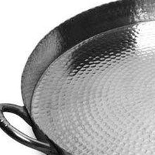 Load image into Gallery viewer, Hammered Round Scallop Serving Tray