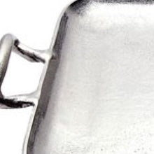 Load image into Gallery viewer, Silver Square Shaped Metal Tray