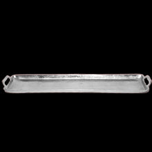 Load image into Gallery viewer, Silver Polished Long Serving Tray