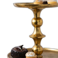 Load image into Gallery viewer, Gold Decorative Three Tier Stand
