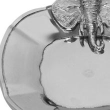 Load image into Gallery viewer, Shiny Silver Elephant Serving Tray