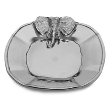 Load image into Gallery viewer, Shiny Silver Elephant Serving Tray