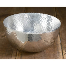 Load image into Gallery viewer, Round Scallop Edged Hammered Bowl