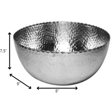 Load image into Gallery viewer, Round Scallop Edged Hammered Bowl