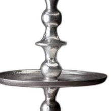 Load image into Gallery viewer, Round Silver Polished Three Tier Stand