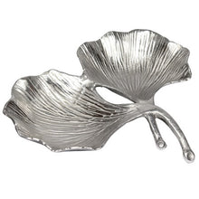 Load image into Gallery viewer, Two Section Textured Flower Serving Bowl