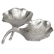 Load image into Gallery viewer, Two Section Textured Flower Serving Bowl