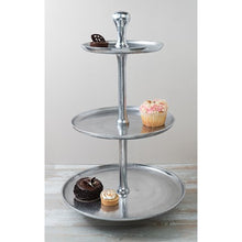 Load image into Gallery viewer, Round Three Tier Serving Stand