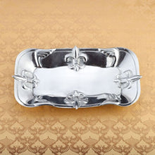 Load image into Gallery viewer, Fleur De Lis Traditional Serving Tray