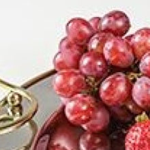 Load image into Gallery viewer, Round Gold Bordered Serving Tray
