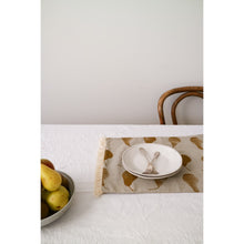 Load image into Gallery viewer, Set of Eight Pale Yellow Pear Pattern Placemats