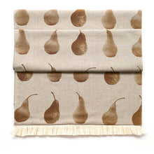 Load image into Gallery viewer, Set of Eight Light Brown Pear Pattern Placemats