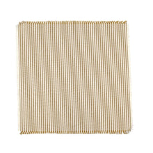 Load image into Gallery viewer, Set of Eight Ochre Stripe Napkins