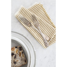 Load image into Gallery viewer, Set of Eight Ochre Stripe Napkins