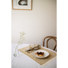 Load image into Gallery viewer, Set of Eight Ochre Pear Pattern Napkins