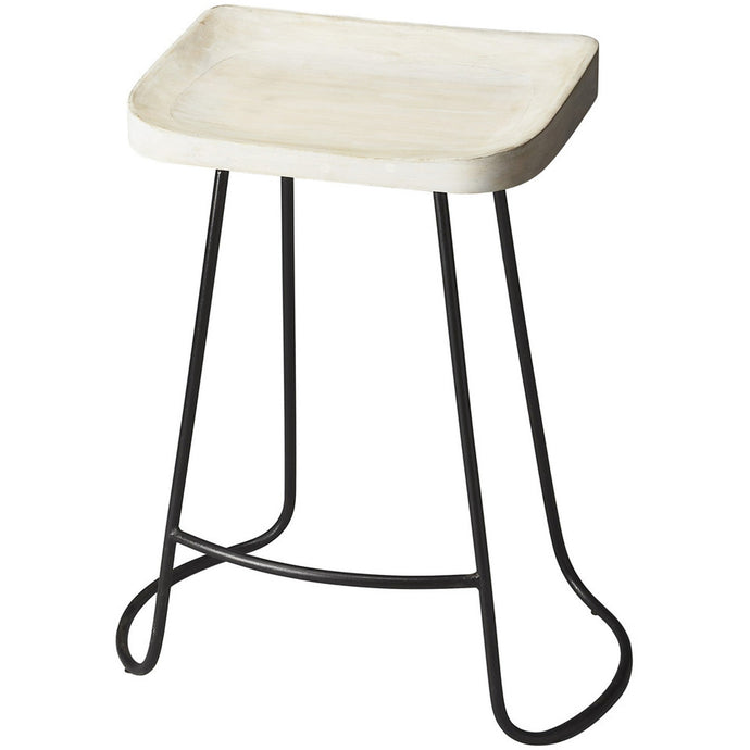 Backless Wood Counter Stool