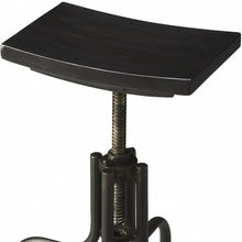 Load image into Gallery viewer, Reclaimed Wood Revolving Bar Stool