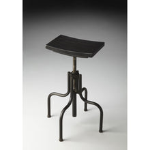 Load image into Gallery viewer, Reclaimed Wood Revolving Bar Stool
