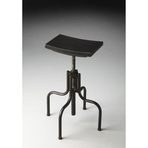 Reclaimed Wood Revolving Bar Stool