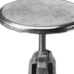 Glossy Iron Revolving Bar Stool