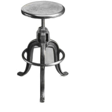 Load image into Gallery viewer, Glossy Iron Revolving Bar Stool